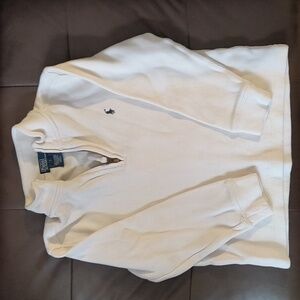 Boys Quarter Zip Polo Sweater